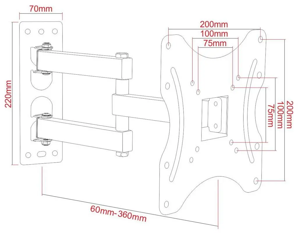 Кронштейн для телевизора Art RAMT AR-60A 19 - 2