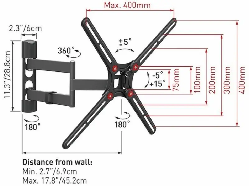 Suport pentru televizor Barkan BM343 13