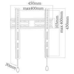 Suport pentru televizor Blackmount CPF400 32-55