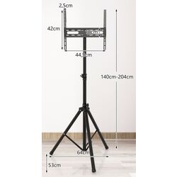 Suport pentru televizor Costway TL35697 (Black) Thumb