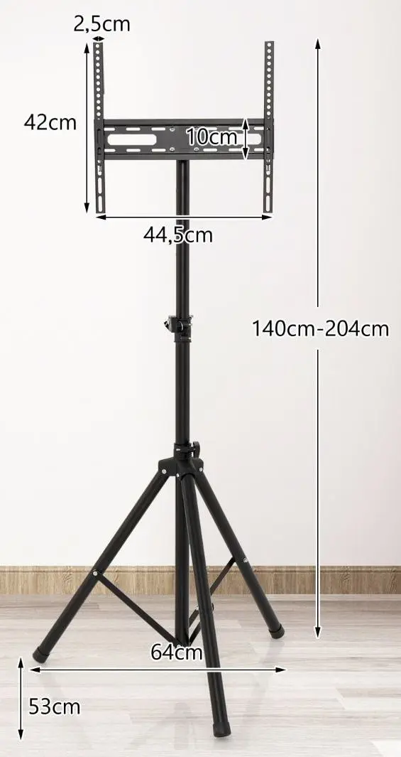 Suport pentru televizor Costway TL35697 (Black) - 4