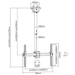 Suport pentru televizor Digitus DA-90420 37