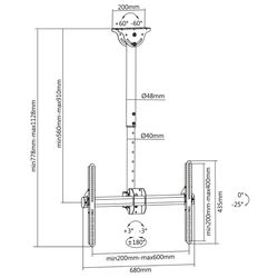 Suport pentru televizor Digitus DA-90421 37