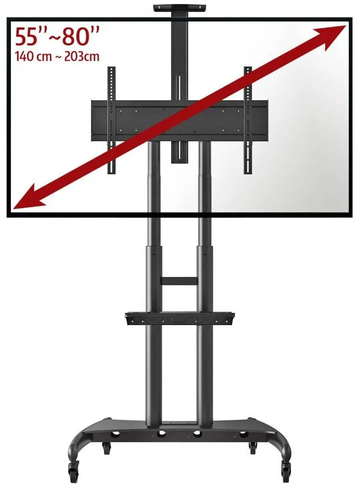 Suport pentru televizor Ergosolid AVA1800B (Black)