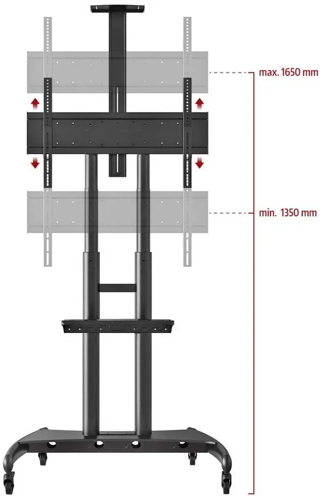 Suport pentru televizor Ergosolid AVA1800B (Black)