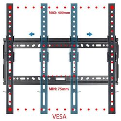 Suport pentru televizor Esperanza Hypnos ERW014 26-70 (Black) Thumb
