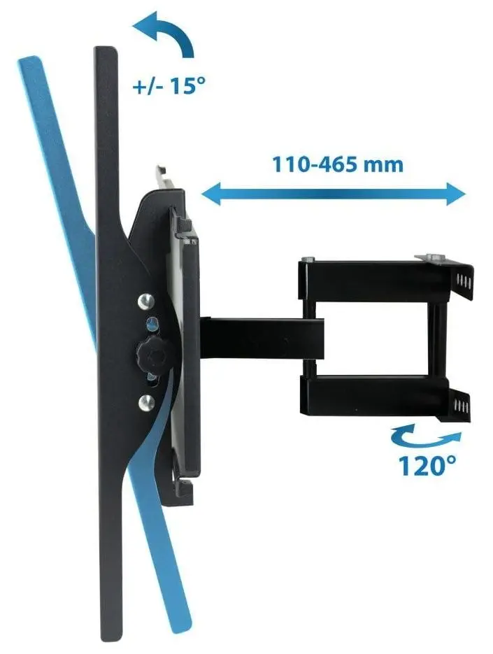 Suport pentru televizor Esperanza Titan ERW012 26-70 (Black) - 4
