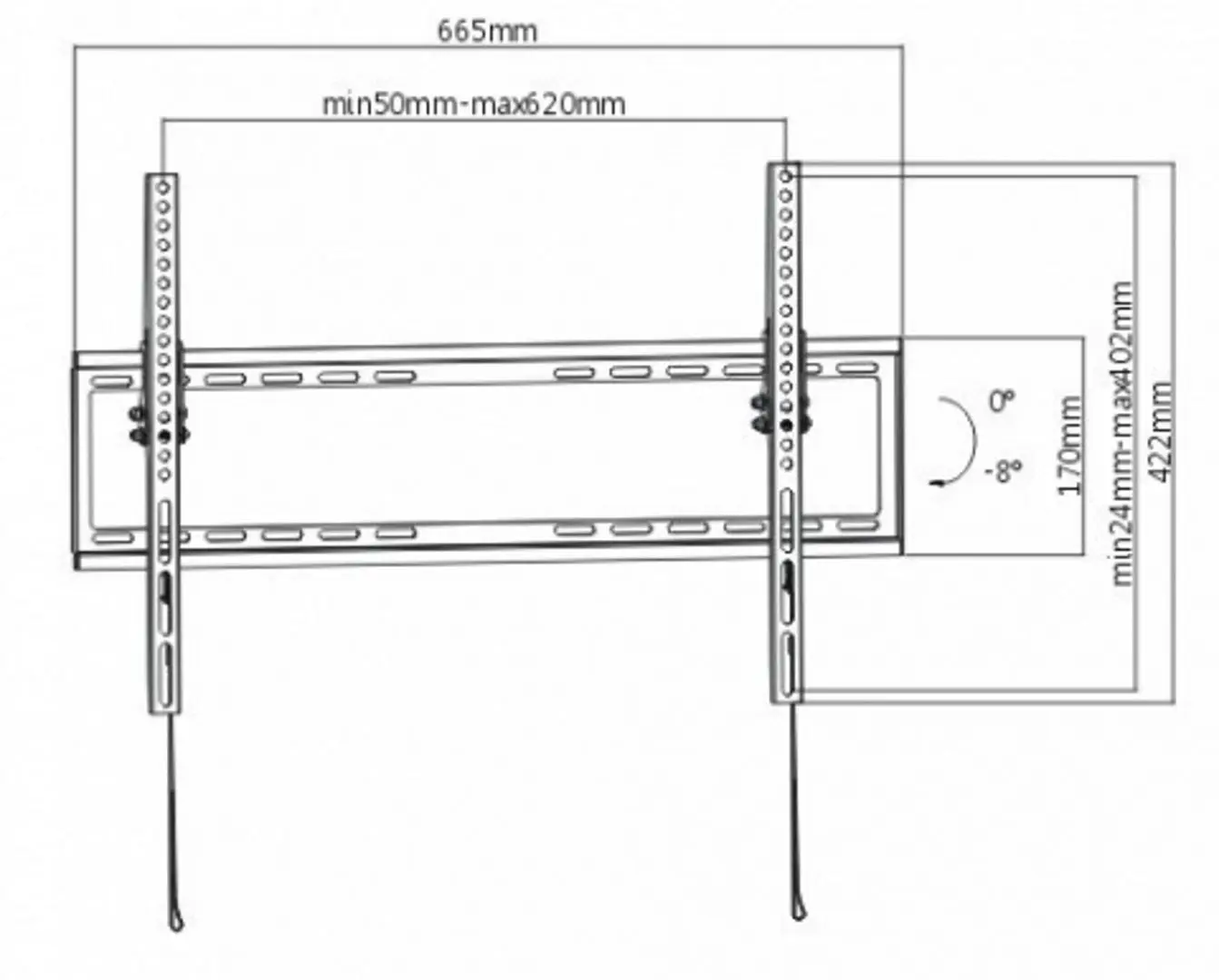 Suport pentru televizor Eurolux KL22-64T 32