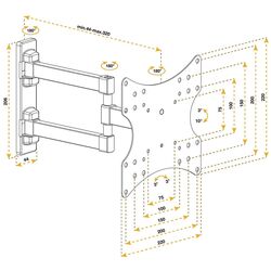 Suport pentru televizor Eurolux LEUCD 1503A 23 Thumb