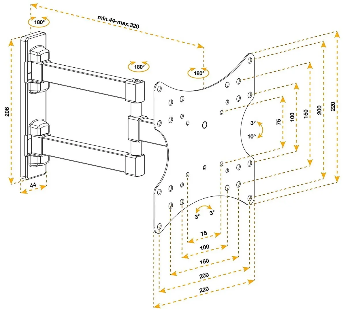 Suport pentru televizor Eurolux LEUCD 1503A 23 - 7