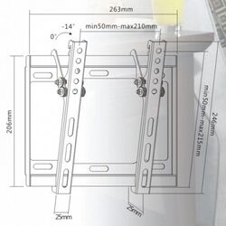 Suport pentru televizor Eurolux LEUP14122T 23