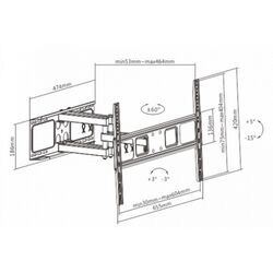 Suport pentru televizor Eurolux LPA52466 37
