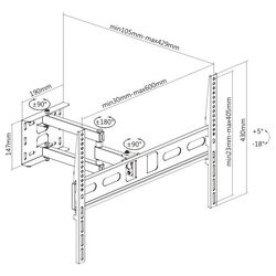 Suport pentru televizor Eurolux PEUA 1946 37