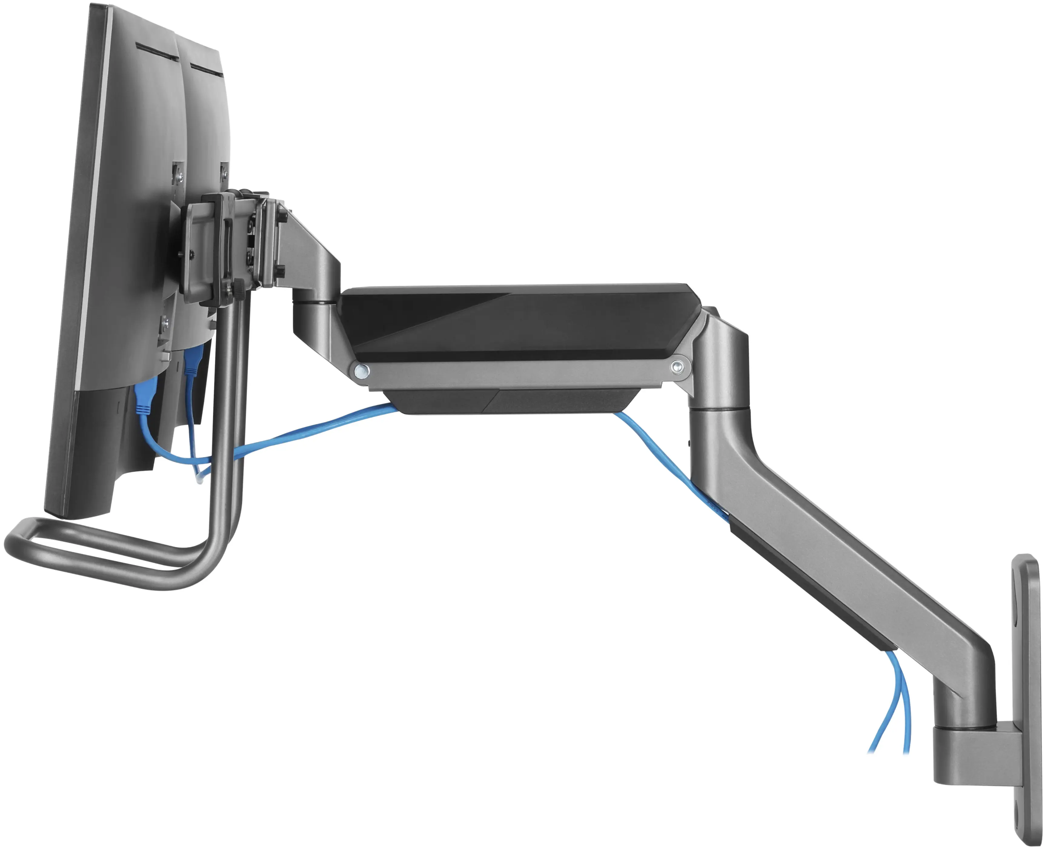 Suport pentru monitoare Gembrid MA-WA2-02 (Space Grey)