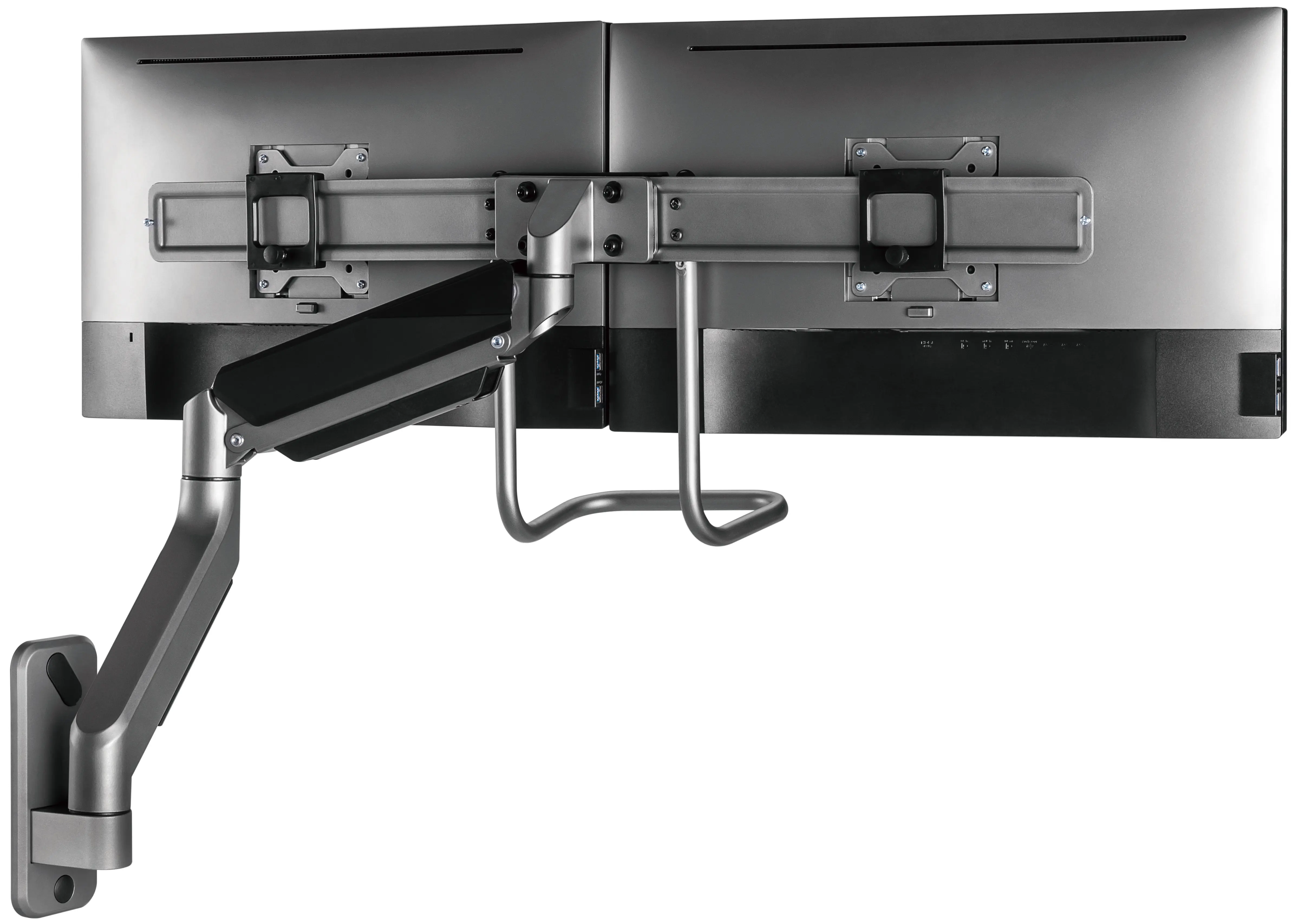 Suport pentru monitoare Gembrid MA-WA2-02 (Space Grey)