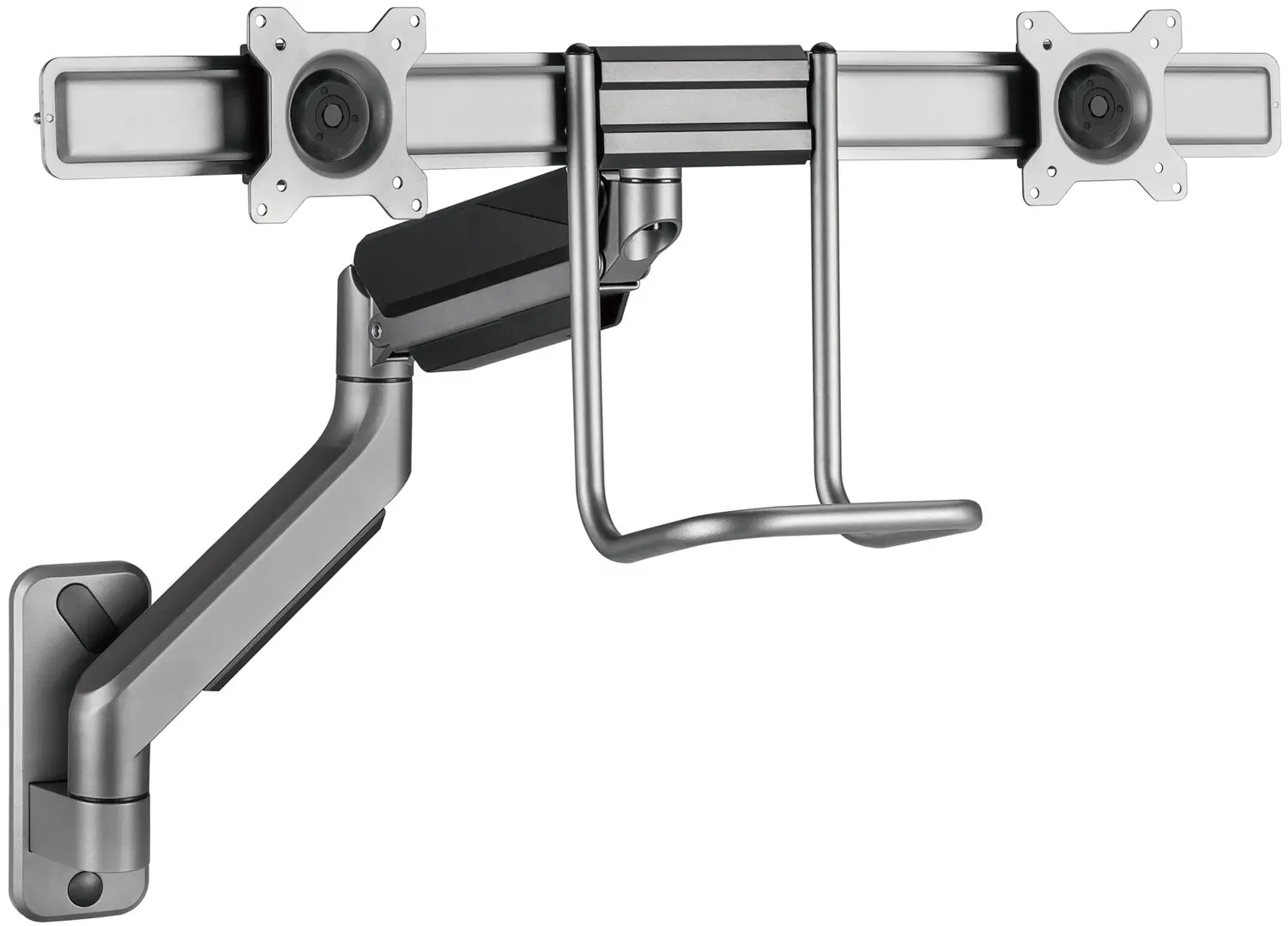 Suport pentru monitoare Gembrid MA-WA2-02 (Space Grey)