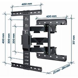 Кронштейн для телевизора Gembird WM-65ST-01 32-65 (Black) Thumb