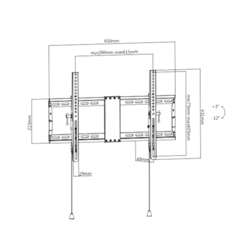 Suport pentru televizor Gembird WM-80T-01 37-80 (Black) Thumb
