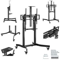 Подставка для телевизора Gembird TVS-100T-01 (Black) Thumb