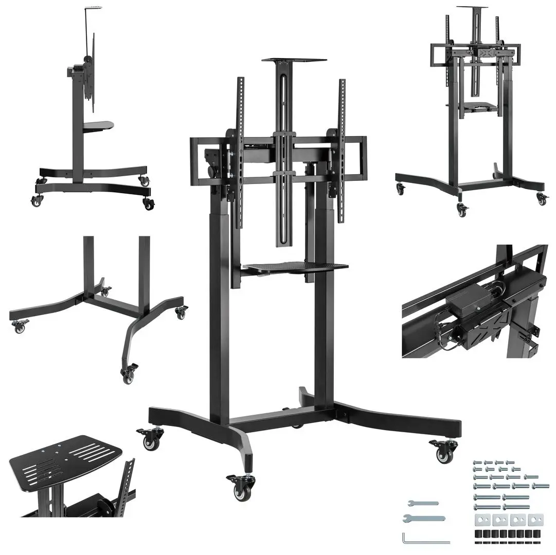 Подставка для телевизора Gembird TVS-100T-01 (Black)