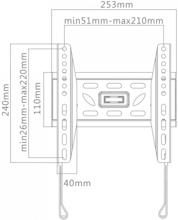 Suport pentru televizor GoGEN GOGDRZAKFIXM2 24-43
