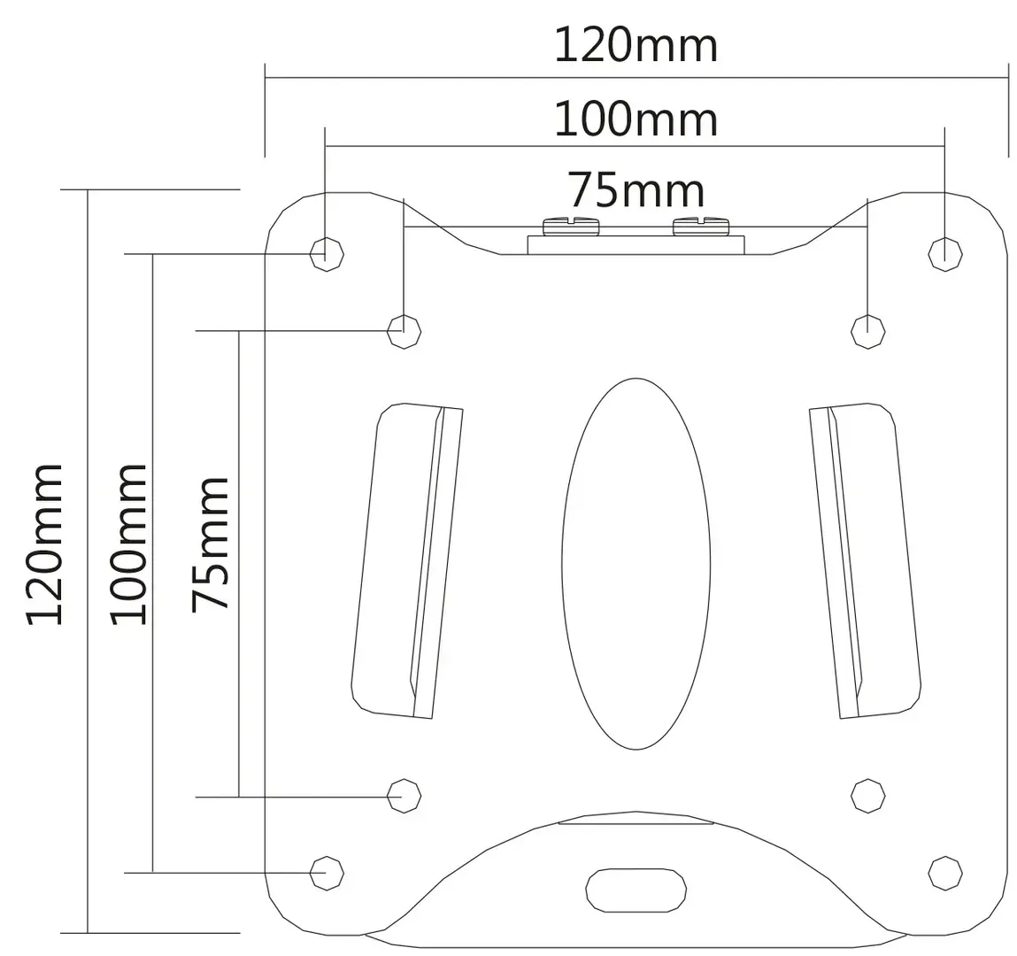 Suport pentru televizor GoGEN GOGDRZAKFIXS 13''-27'' (Black)