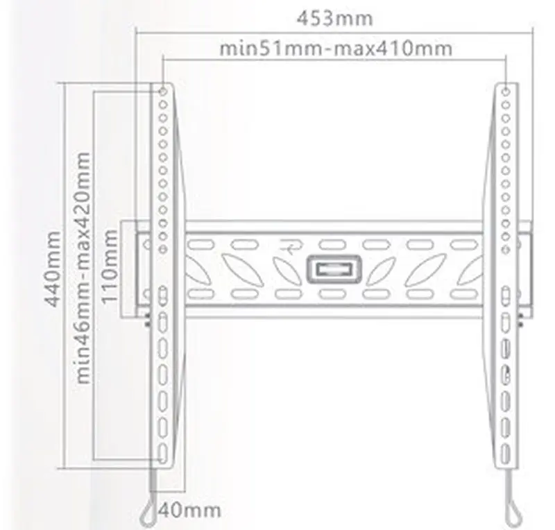 Suport pentru televizor GoGEN L GOGDRZAKFIXL2 32-55'' (Black)