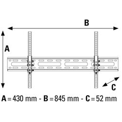 Suport pentru televizor Hama 108719 (Black) Thumb
