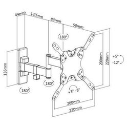 Suport pentru televizor LDK LDA21-222 13