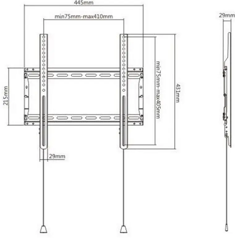 Кронштейн для телевизора LDK LP59-44F 32