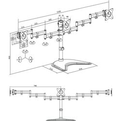 Кронштейн для мониторов LogiLink BP0051 13