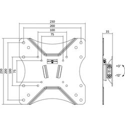 Кронштейн для телевизора Logilink BP0005 23