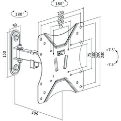Кронштейн для телевизора Logilink BP0007 23