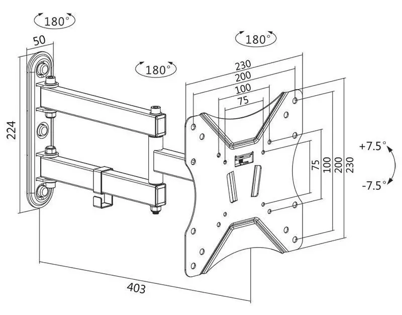 Кронштейн для телевизора Logilink BP0008 23