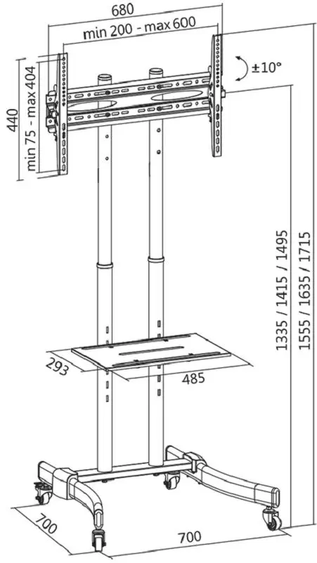 Suport pentru televizor LogiLink BP0026 37
