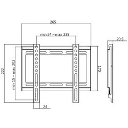 Suport pentru televizor LogiLink BP0034 23