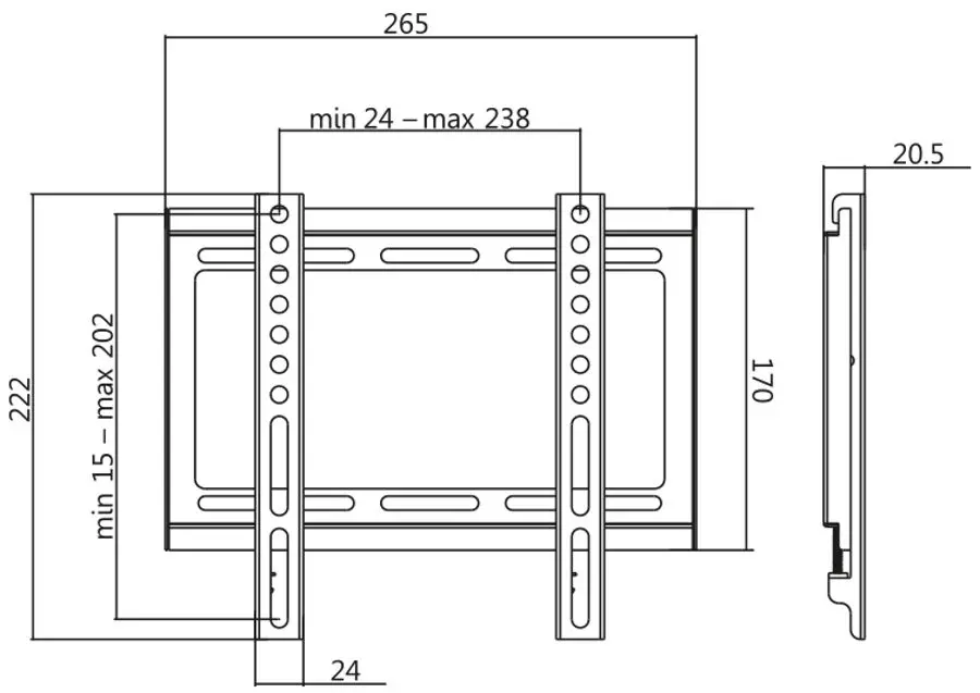 Suport pentru televizor LogiLink BP0034 23
