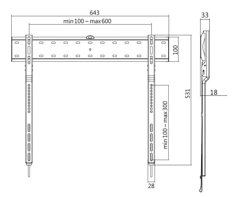 Suport pentru televizor Logilink BP0117 43
