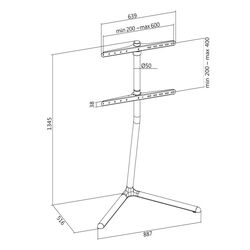 Suport pentru televizor Logilink BP0079 49