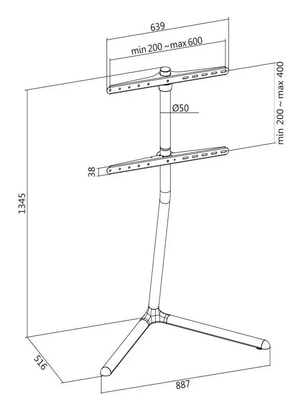 Suport pentru televizor Logilink BP0079 49