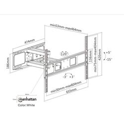 Кронштейн для телевизора Manhattan 461351 37