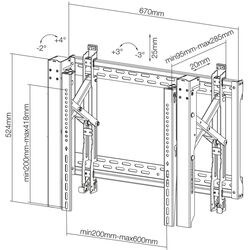 Кронштейн для телевизора NewStar LED-VW2500 32