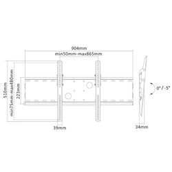Suport pentru televizor NewStar Neomounts PLASMA-W100BLACK 37