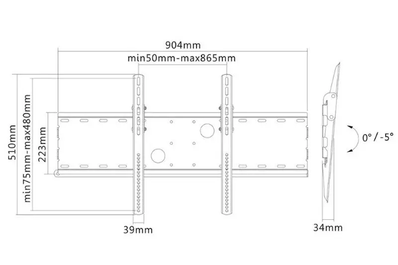 Suport pentru televizor NewStar Neomounts PLASMA-W100BLACK 37