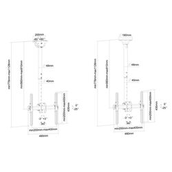 Кронштейн для телевизора NewStar NM-C440 32