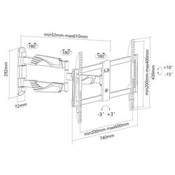 Кронштейн для телевизора NewStar NM-W460 32