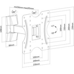 Suport pentru televizor PureMounts PM-FM10-200 23