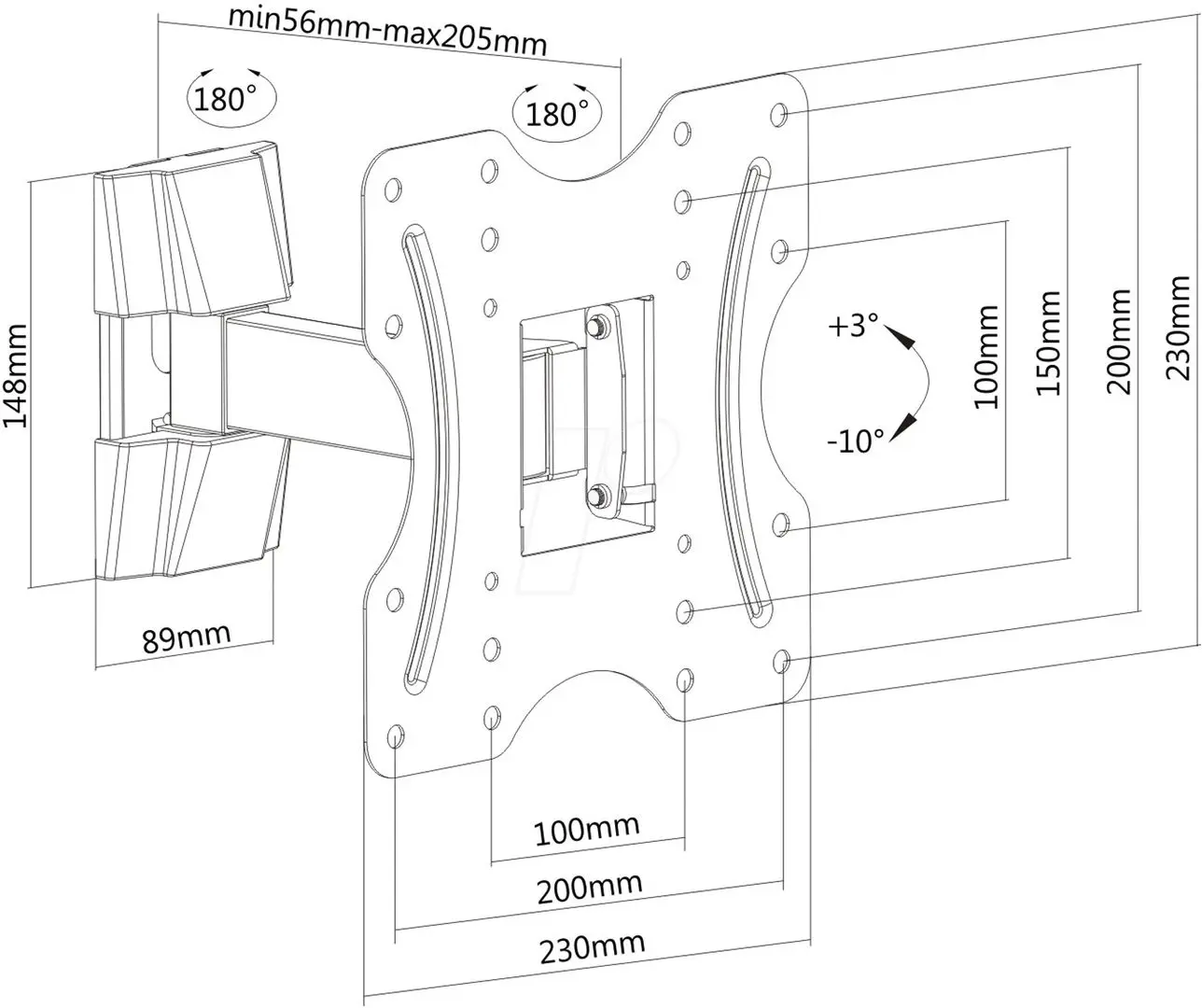 Suport pentru televizor PureMounts PM-FM10-200 23