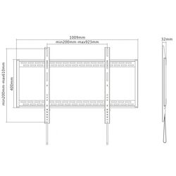 Suport pentru televizor Reflecta Plano Flat 100-9060 60-100 Thumb