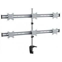 Suport de masa pentru monitoare Reflecta Plano Desk 23-1010 S 13"-23" (Silver)